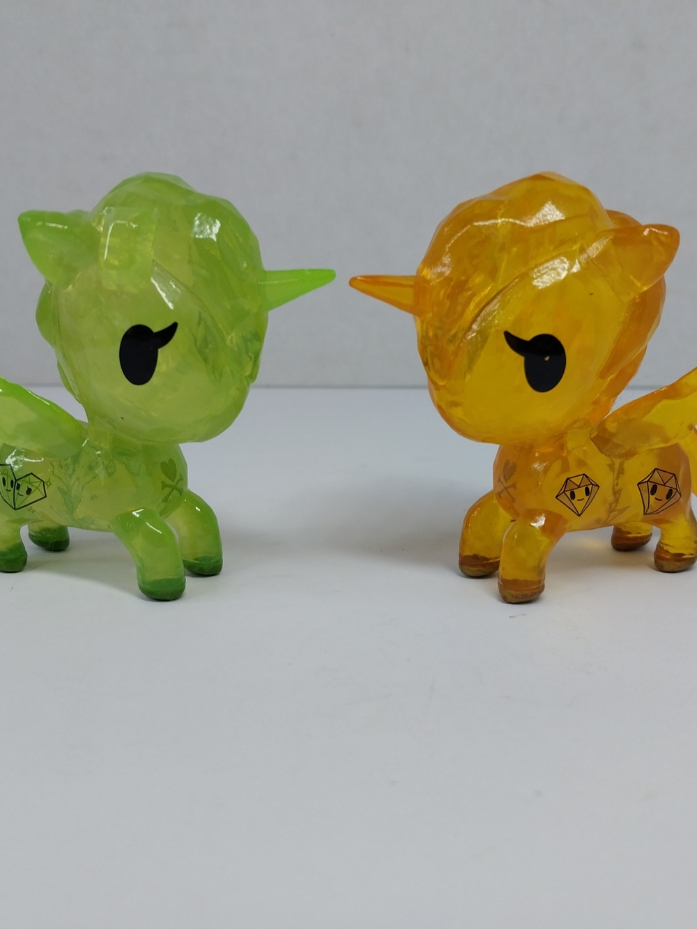 Tokidoki TKDK Unicorno Gems Set Of 2 Vinyl Figures Sweet Topaz & Pretty Peridot